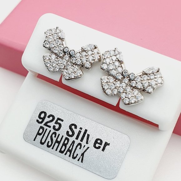 925 Sterling Silver Cubic Zirconia Earrings, U19254531 - Picture 8 of 11